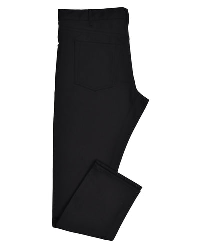 Jet Black Soft Twill Jeans
