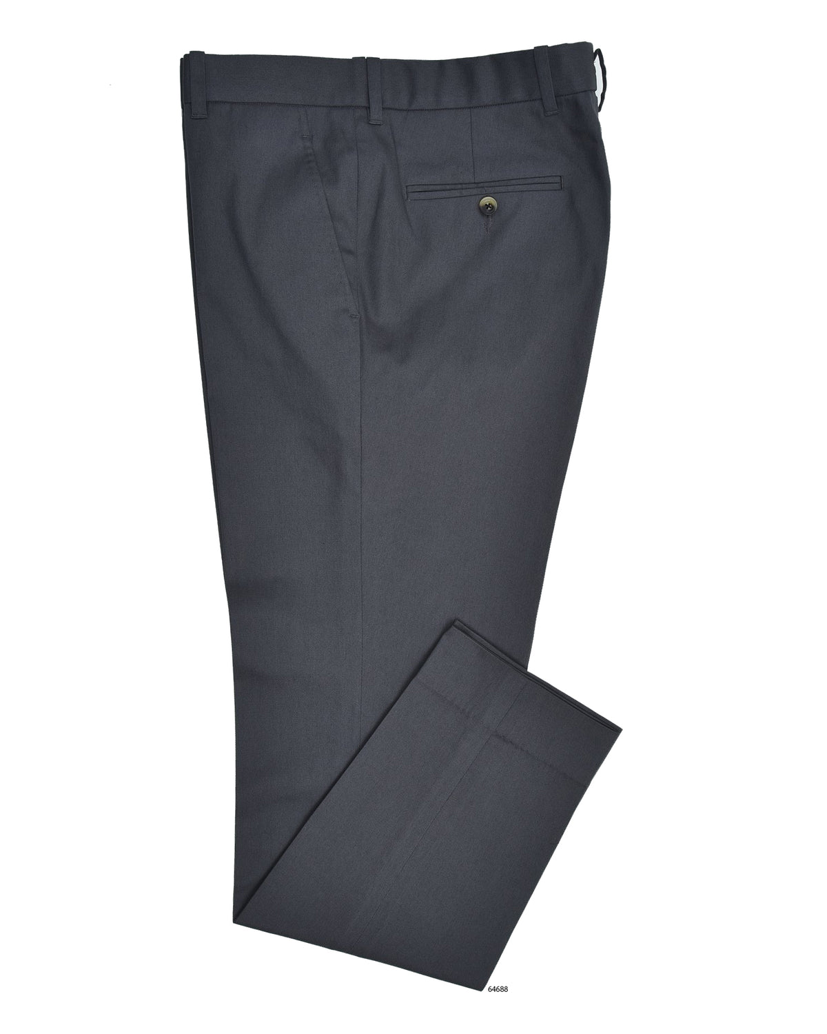 Mid Grey Twill Chinos - 1