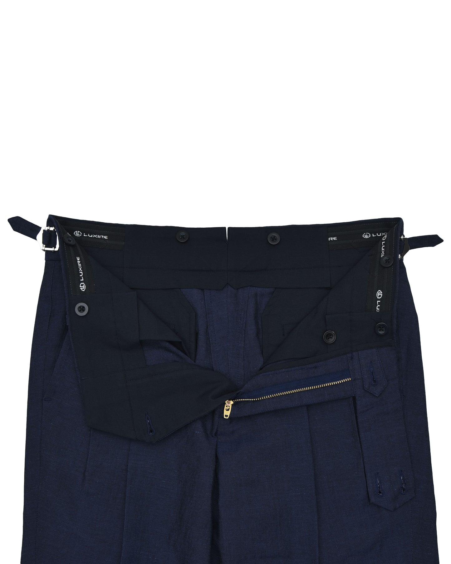 VBC: Navy Blue Wool-Linen