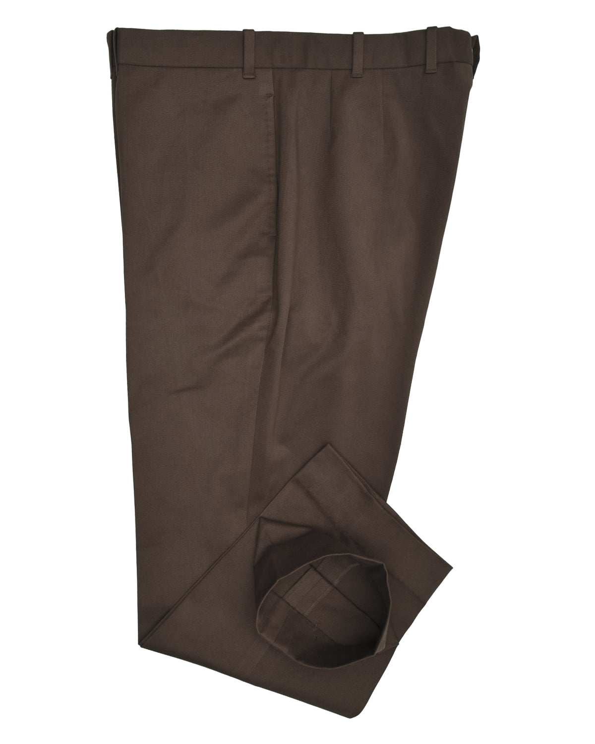 Dacota Soft Dark Brown Stretch Twill Pants - 3