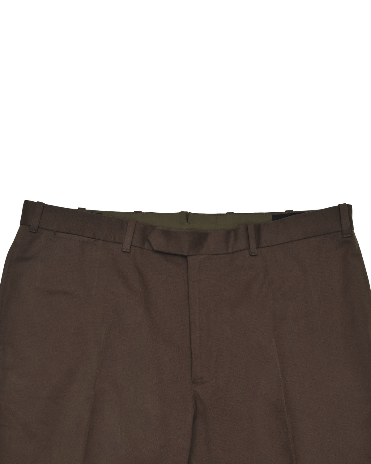 Dacota Soft Dark Brown Stretch Twill Pants - 2