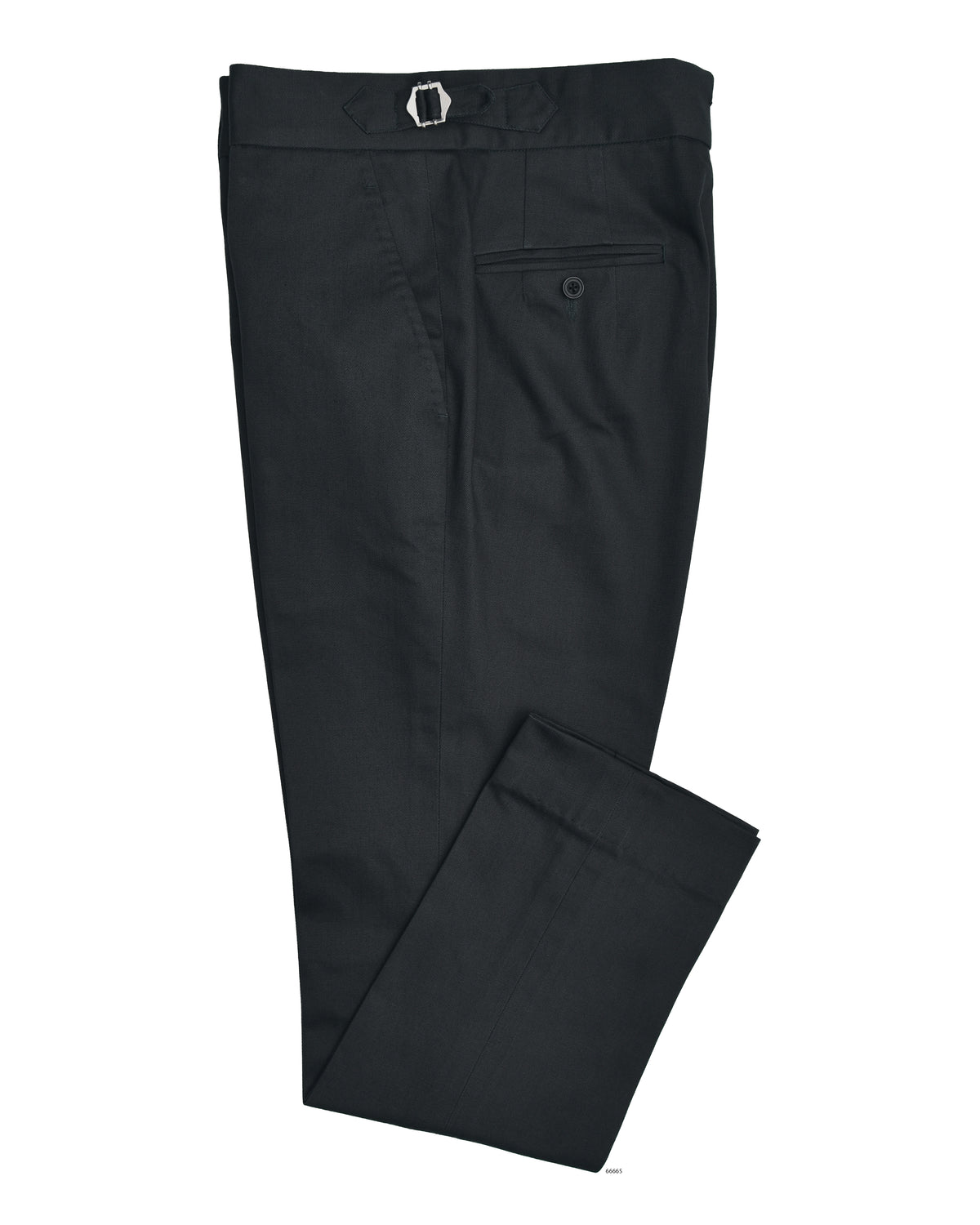 Dark Charcoal Grey Twill Pant - 1
