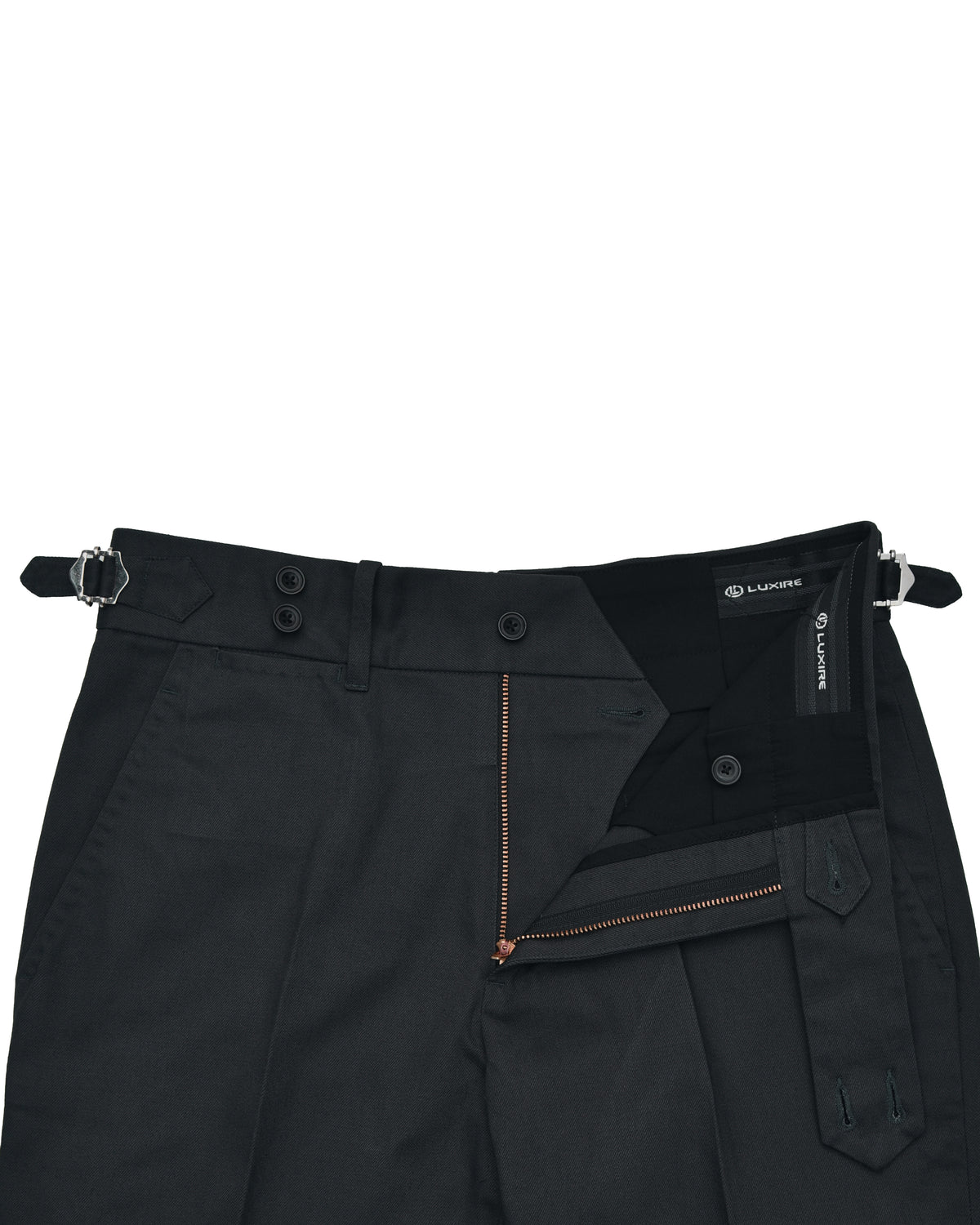 Dark Charcoal Grey Twill Pant - 4