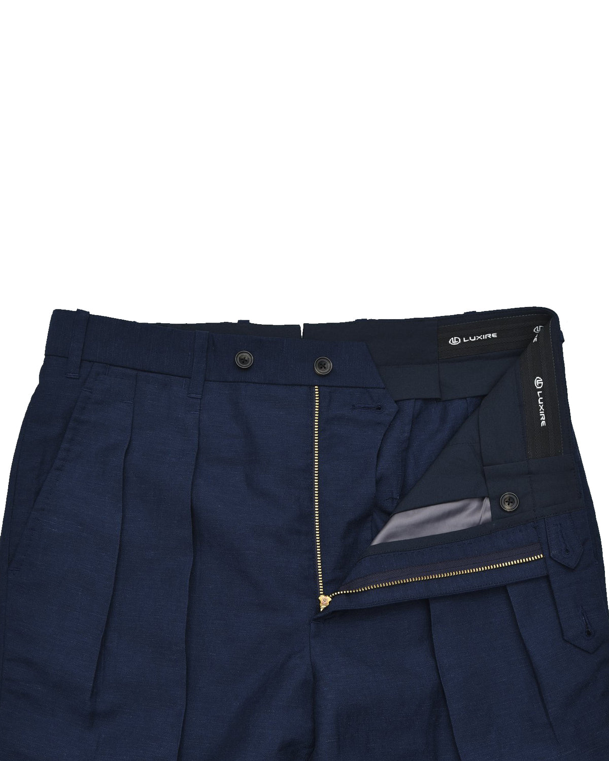 VBC: Navy Blue Wool-Linen - 4