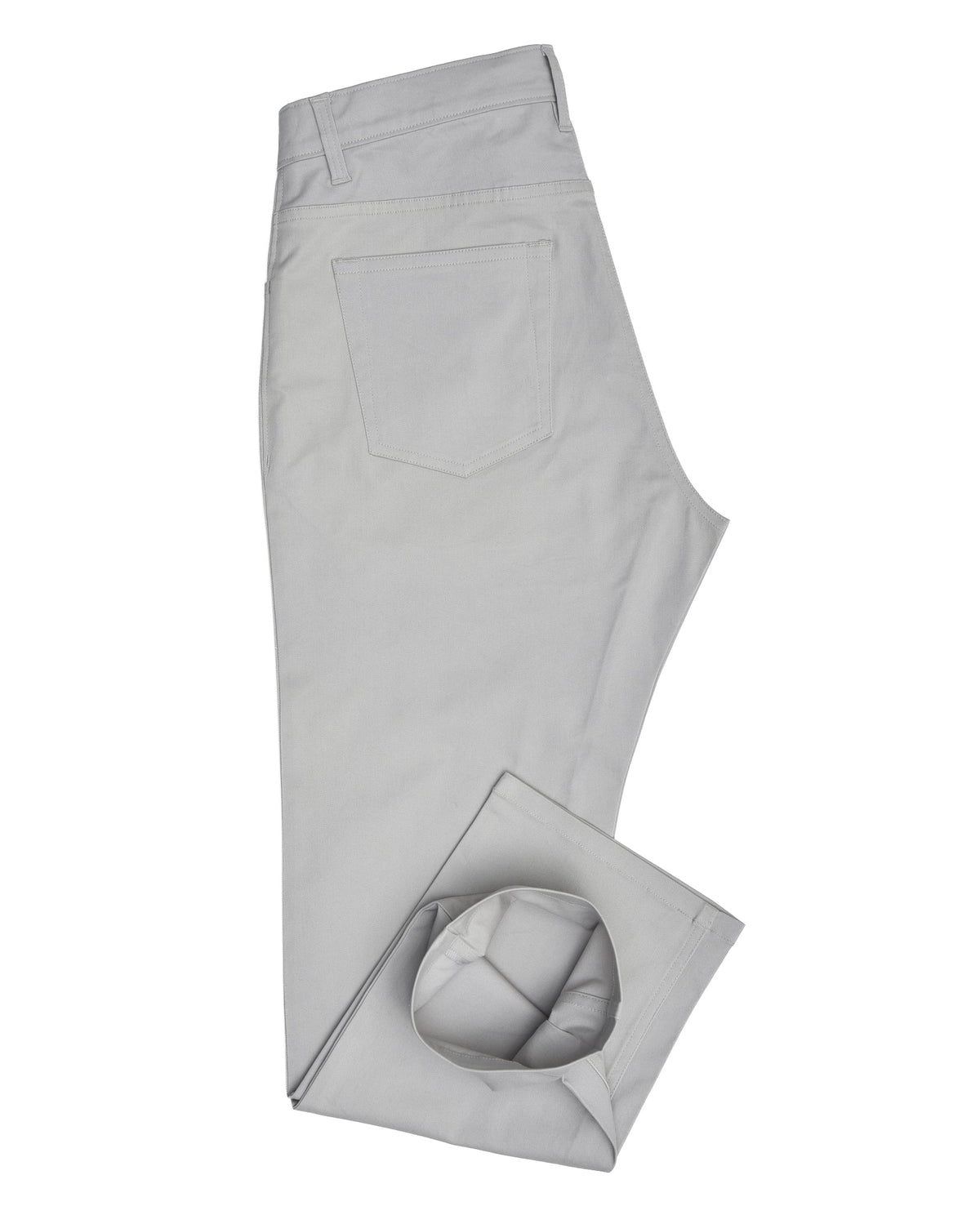 Pastel Stone Grey Twill Chino - 2