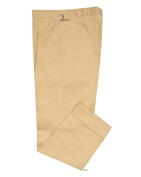 Beige Stretchable Chino