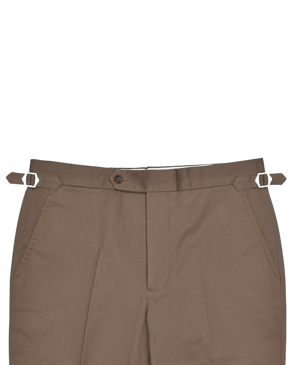 Light Choco Brown Washed Chino - 2