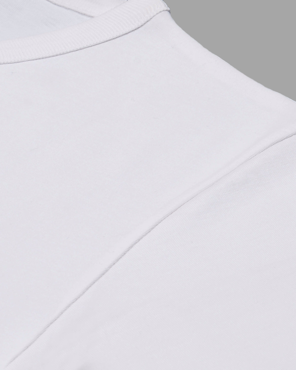 EZS Aria White Crewneck T-Shirt - 4