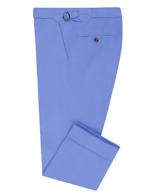 Light Cobalt Blue Twill Pants