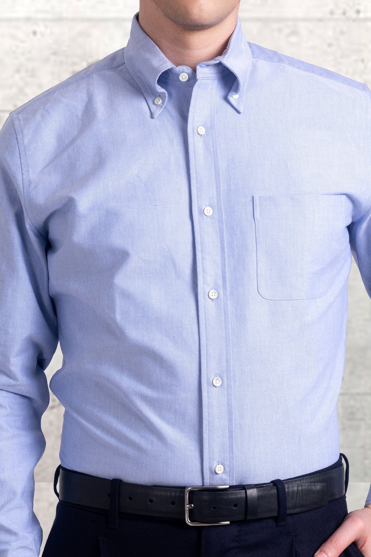 Classic Blue Oxford Shirt - 1