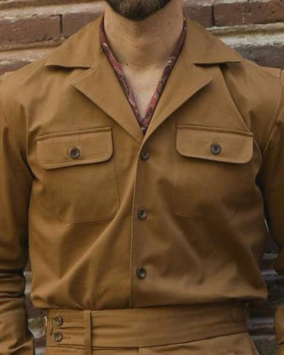 Copper Casual Camp Collar Shirt - 1