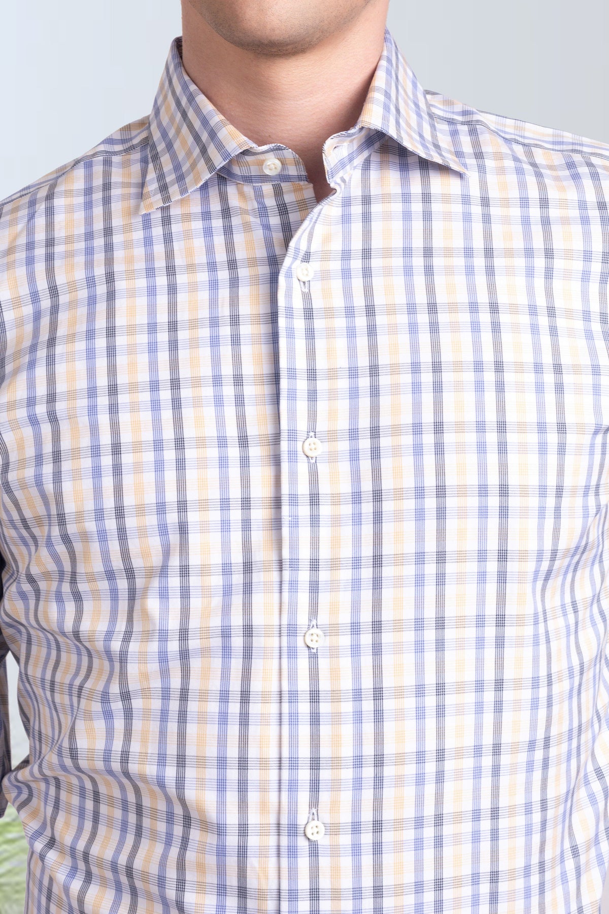 Country Blue Yellow Tatersall Shirt - 4