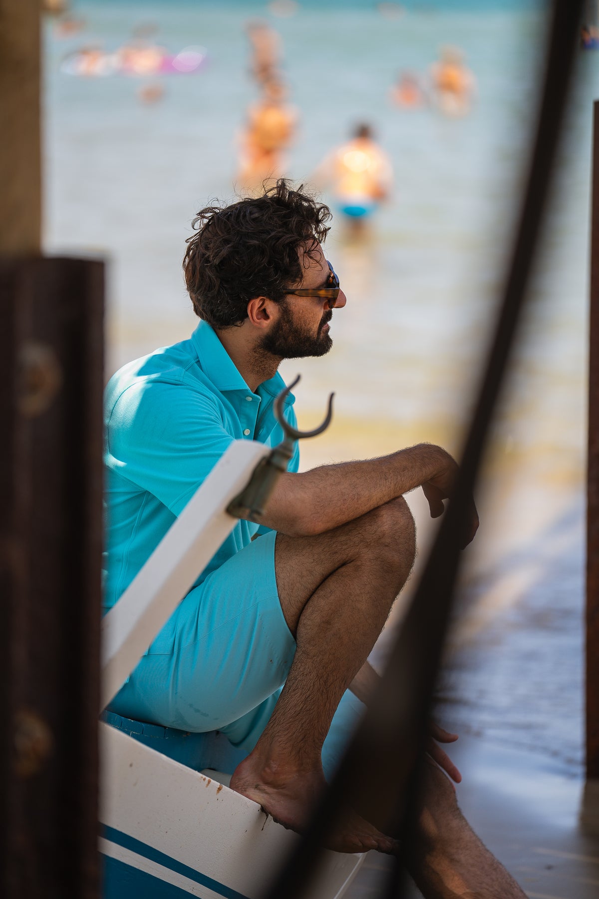 Ice Blue Polo T-Shirt - 9