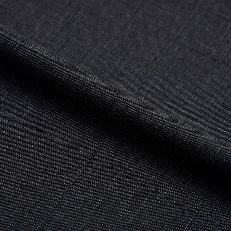 Drago: Super 160s Charcoal Prince of Wales Checks Suit