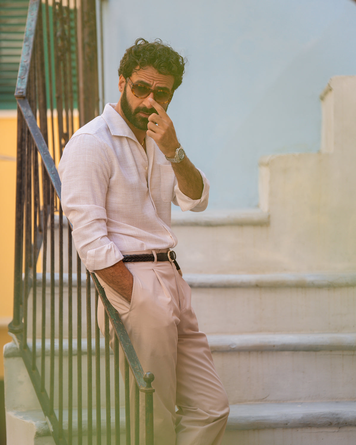Pleated Pastel Pink Dress Pant - 7
