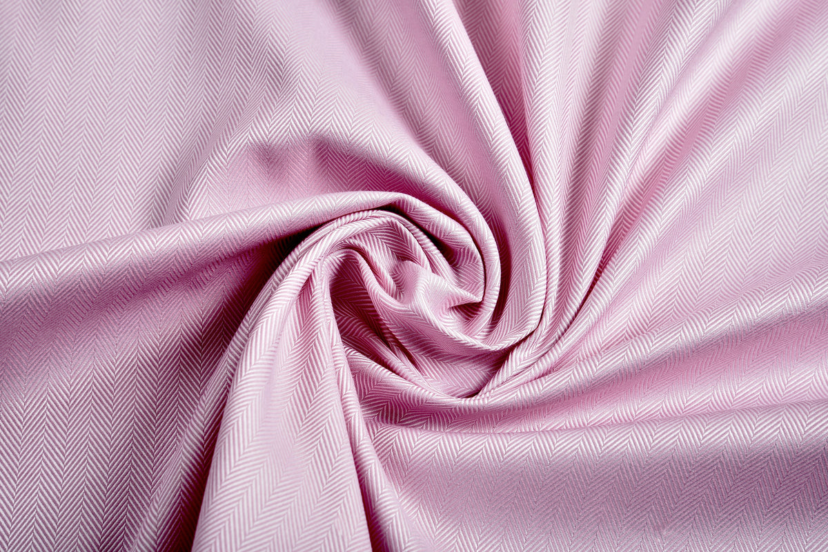 Pink Herringbone Shirt - 5