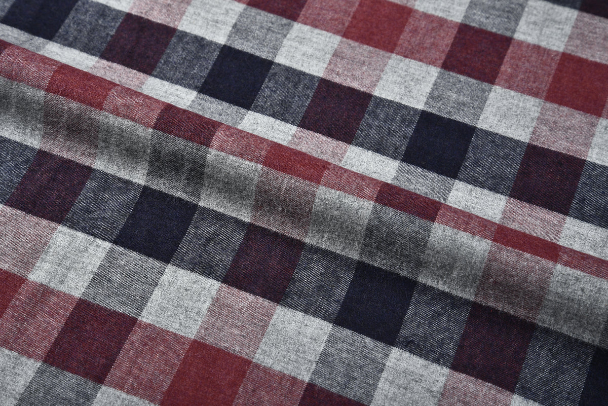Grey Hemp - Large Gingham - 4