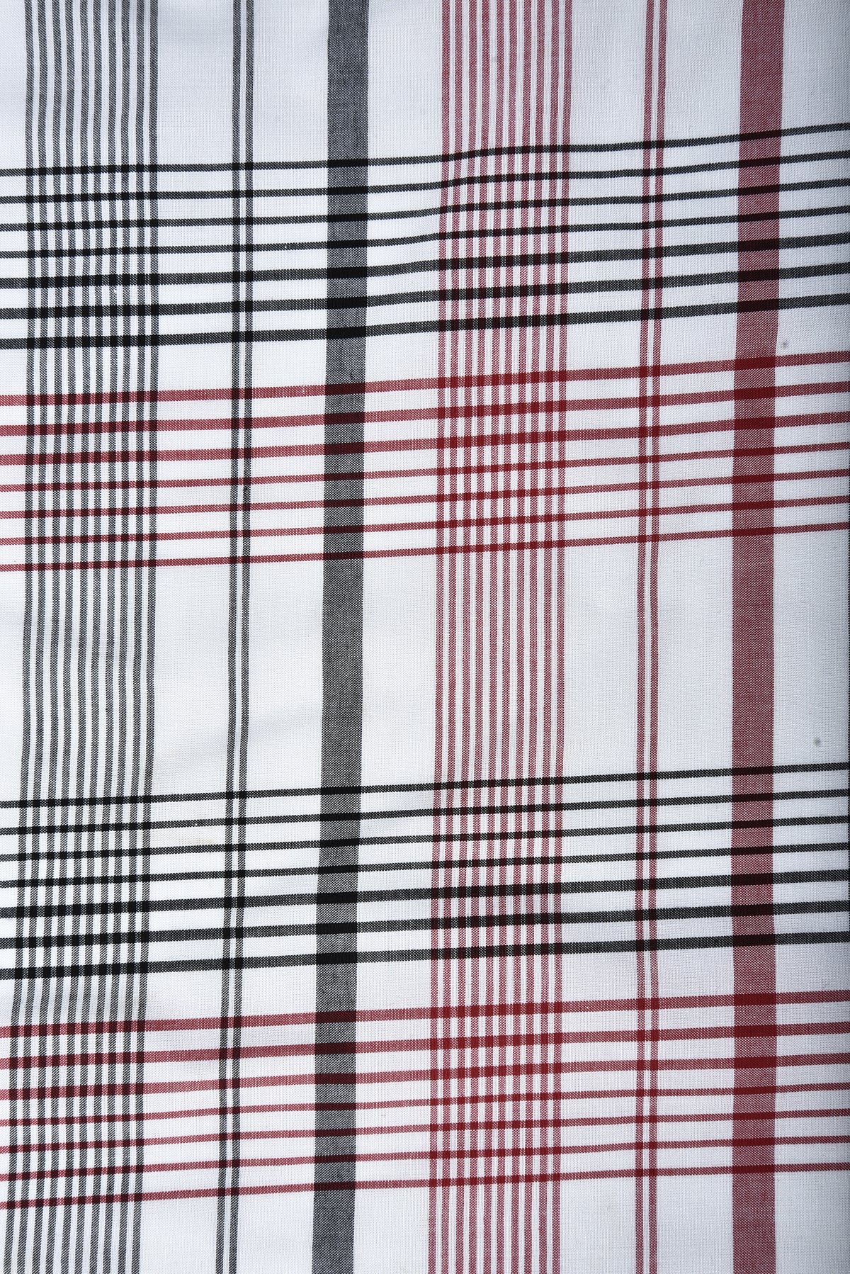 Black Red Madras Tattersall - 3
