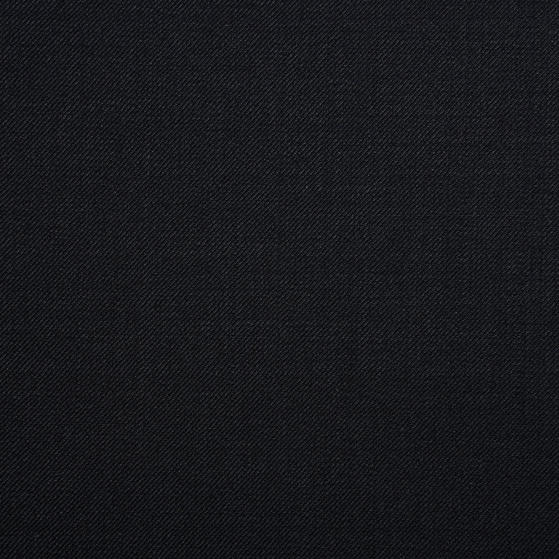 Pleated Black Washable Wool Pant