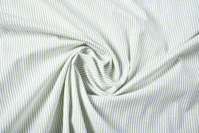 Light Green  Dress Stripes Seersucker