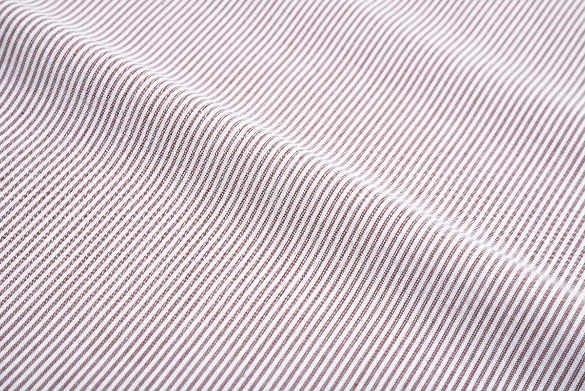 Maroon Dress Stripes Seersucker - 4