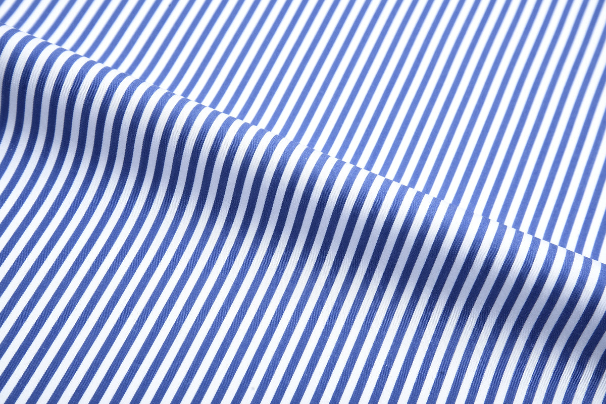 Cornflower Blue White Candy Stripes - 4