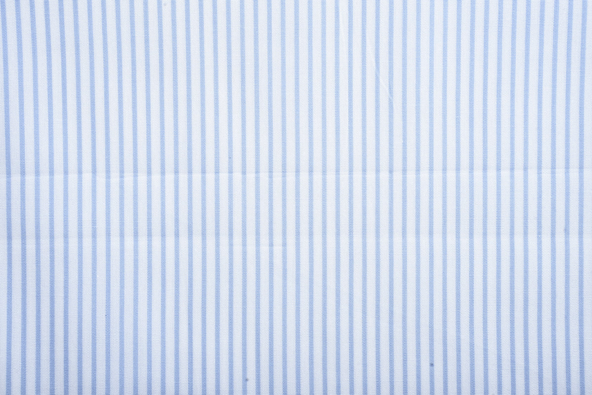 Pale Blue Dress Stripes Shirt - 6