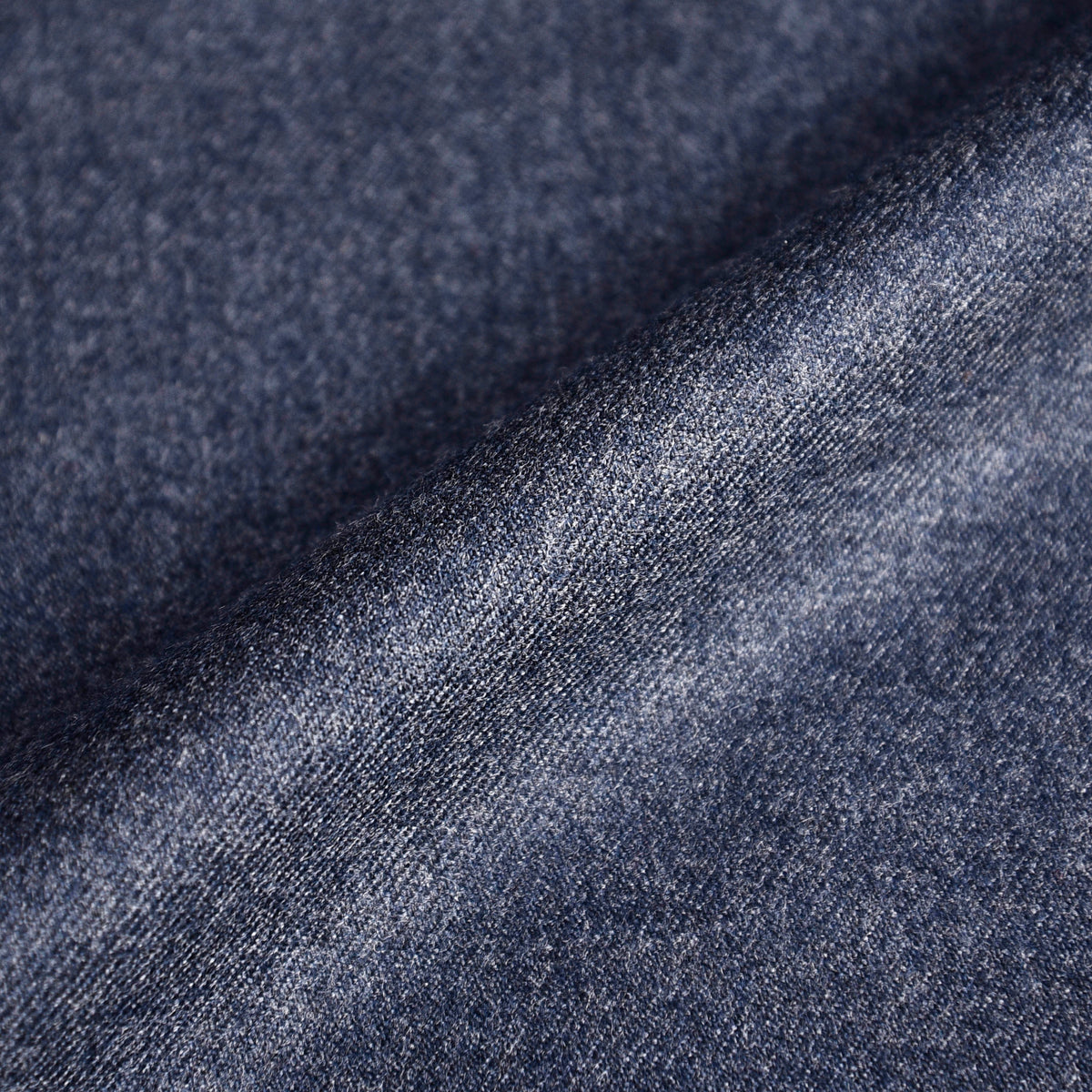 Dugdale Navy Blue Wool Flannel Dress Pant - 8