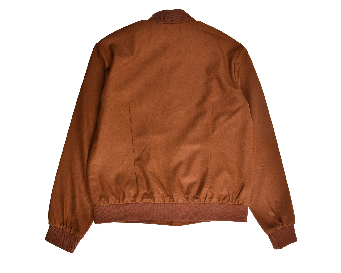 VBC:100% Wool Brown Flannel Shirt Jacket