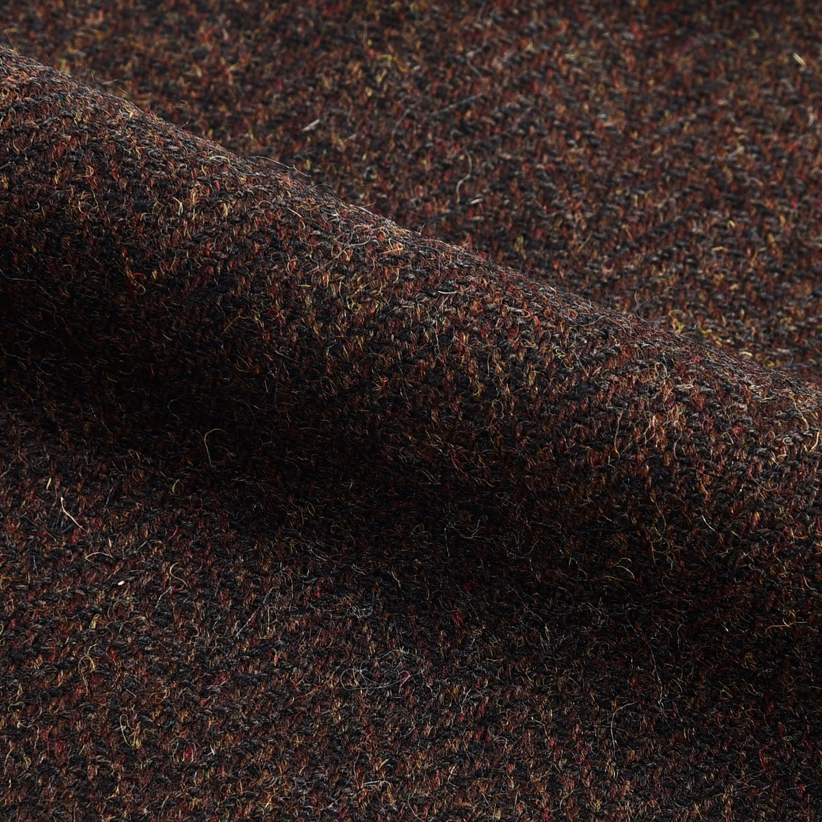 Dugdale Dark Brown Mix green Herringbone Jacket - 3