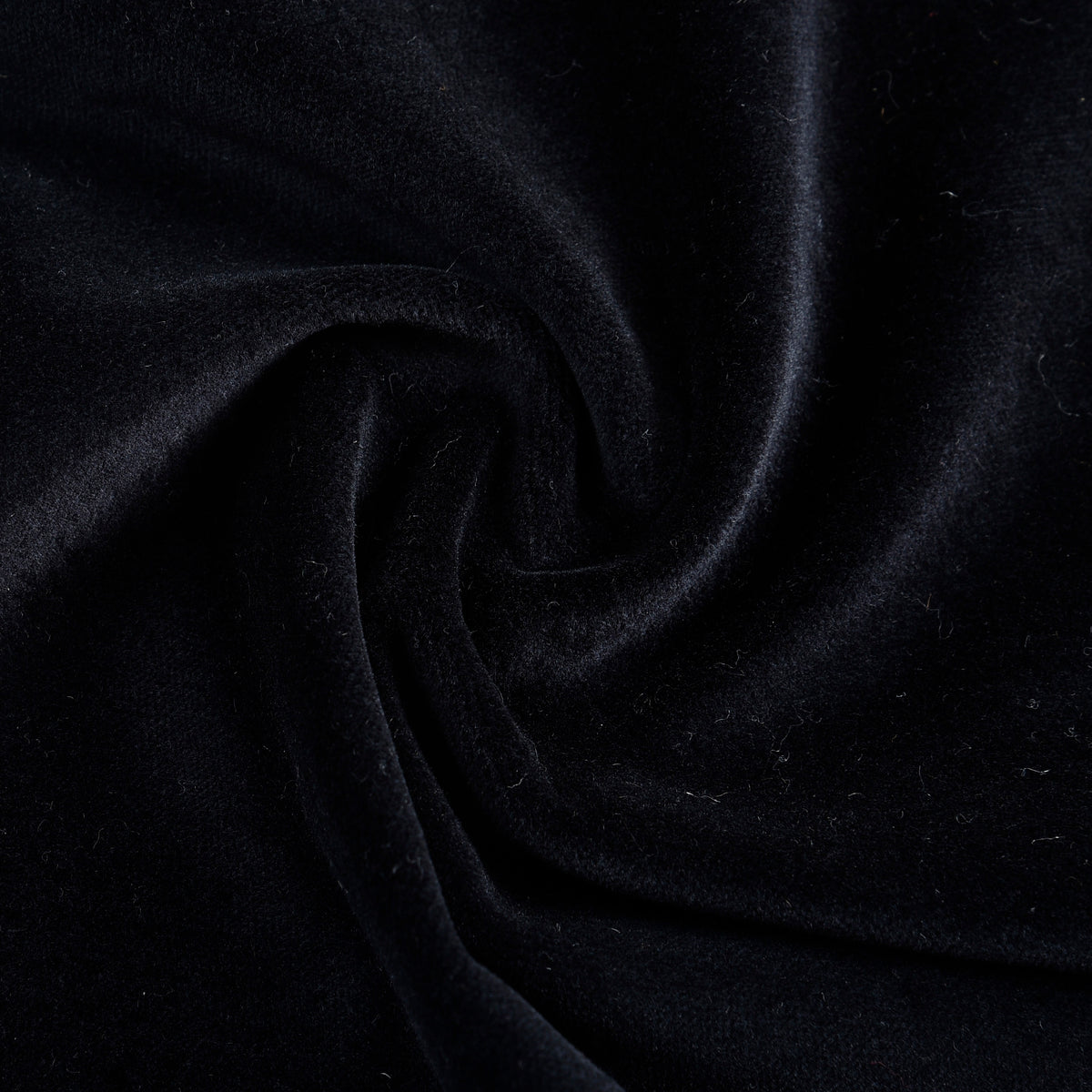Dugdale Cotton Black Velvet Double Breasted Jacket - 5