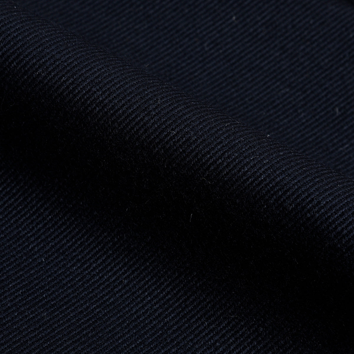 Dugdale Dark Navy Blue Twist Serge Double Breasted Jacket - 3