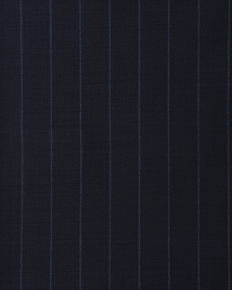 Navy Wool Pinstripes Suit