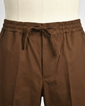 Drawstring Elastic Waistband with Jeans Style Closure