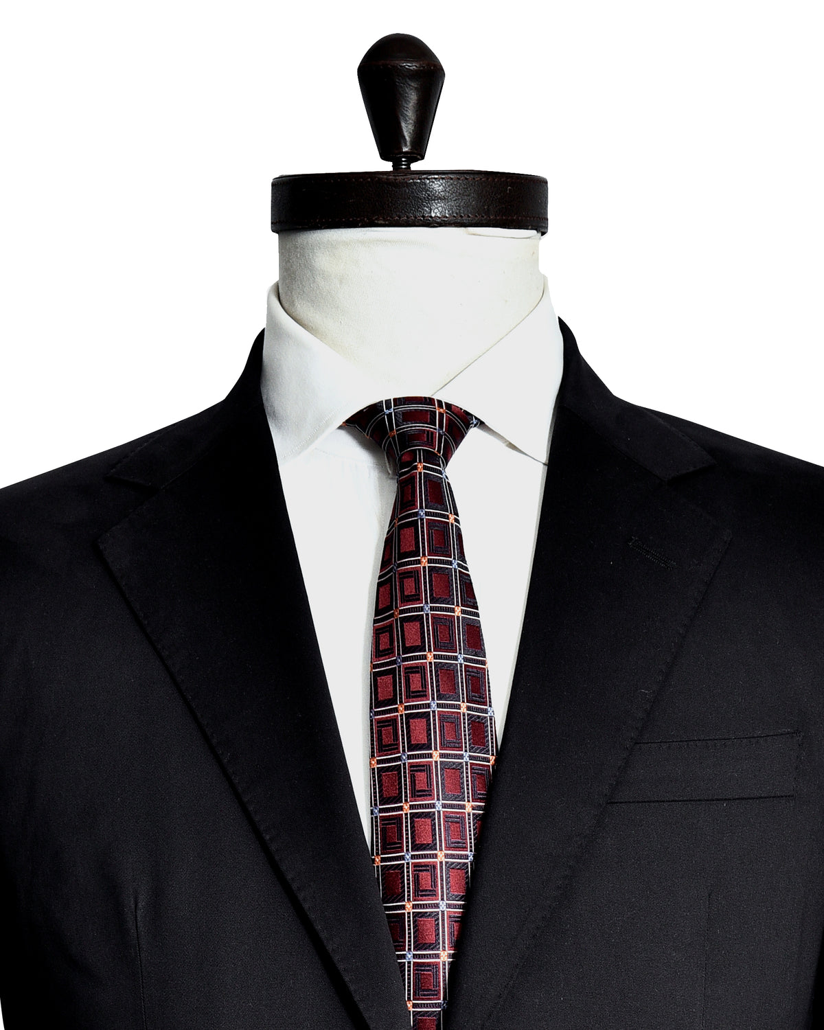 Black Cotton Single Breasted Jacket - 2