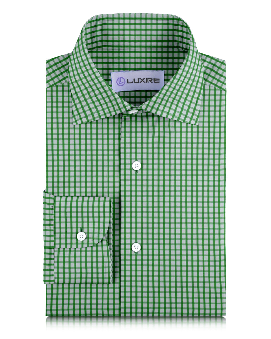 Monti Green Shepherd Checks Twill - 1