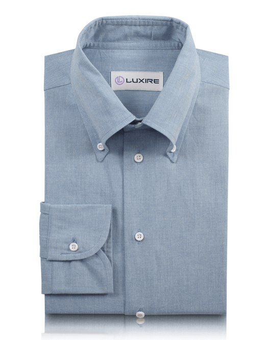 Air Blue Casual Chambray Shirt