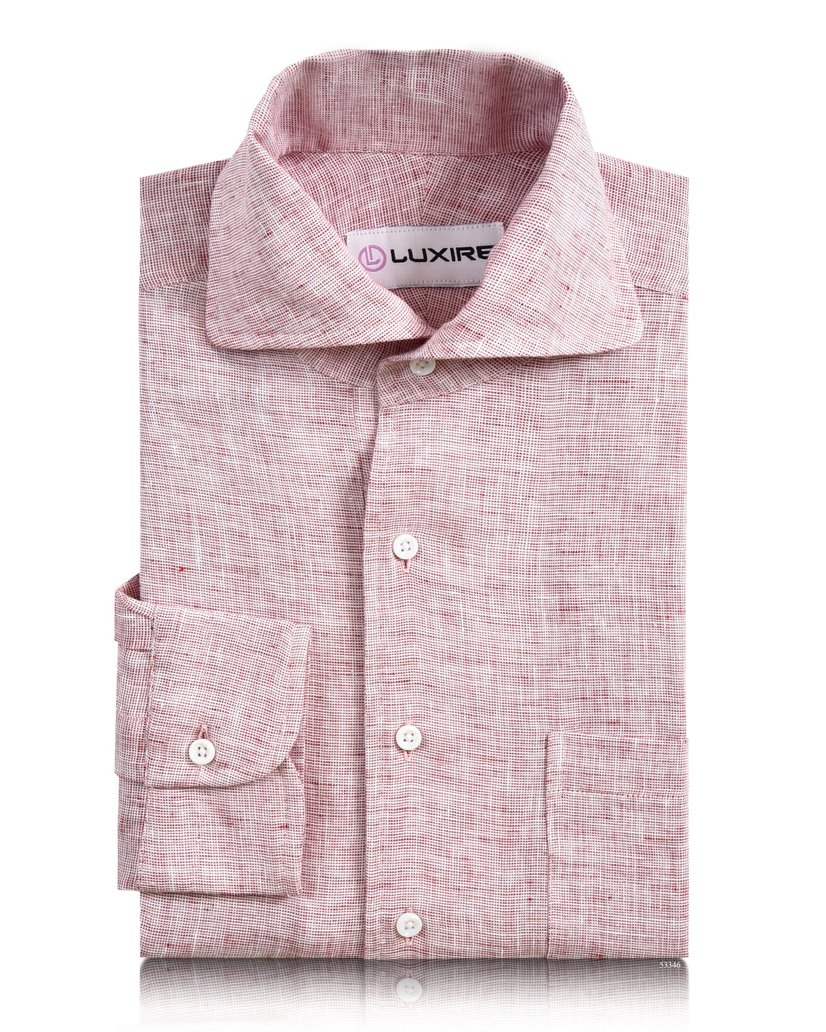 Linen: Red End on End - 1