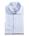 EZS Pale Blue Dress Stripes Shirt