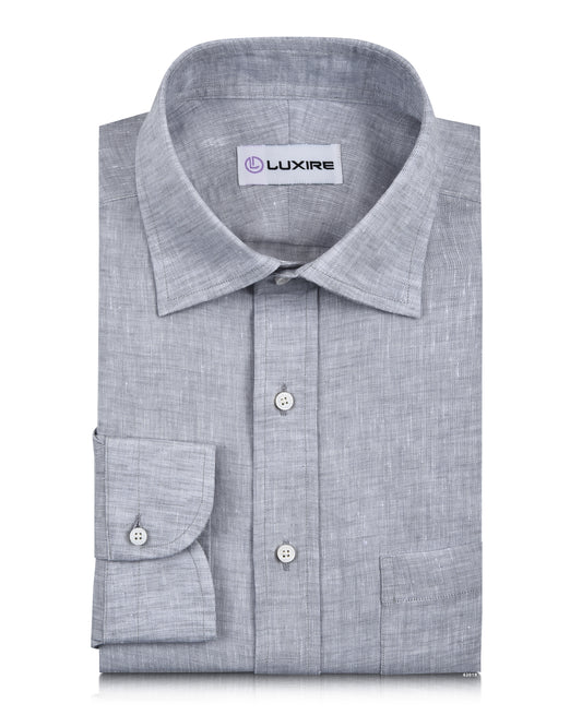 Linen: Light Grey End on End