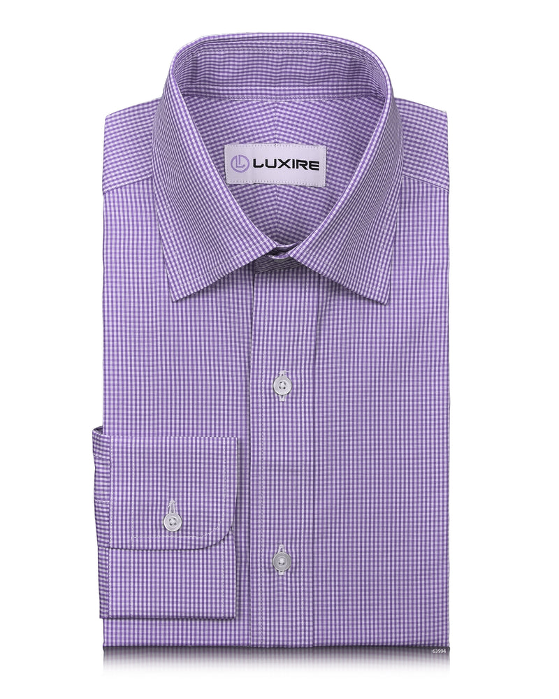 Mauve Micro Gingham