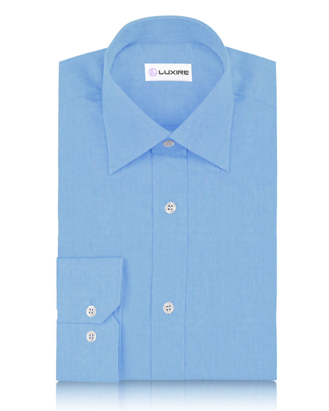 Blue Summer Light Chambray - 1