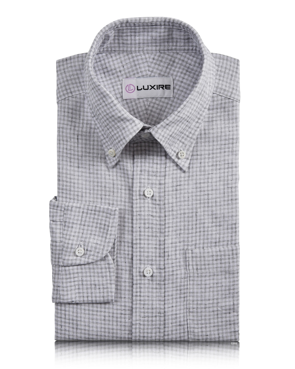 Luxire Presto: Grey & White Tattersall - 1