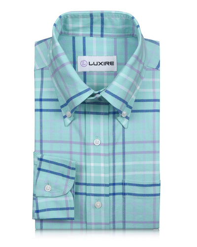 Mint Green Check Shirt