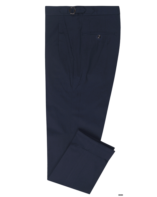 Navy Washed Twill Chino