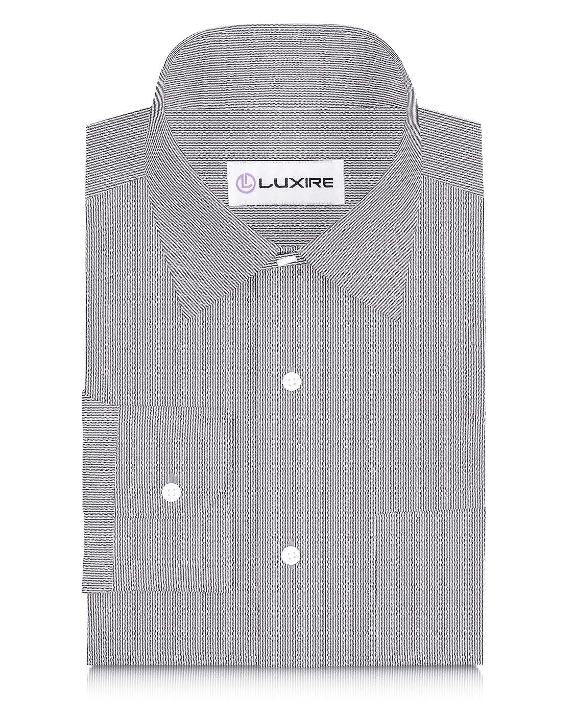 Linen: Black White Dress Stripes - 1