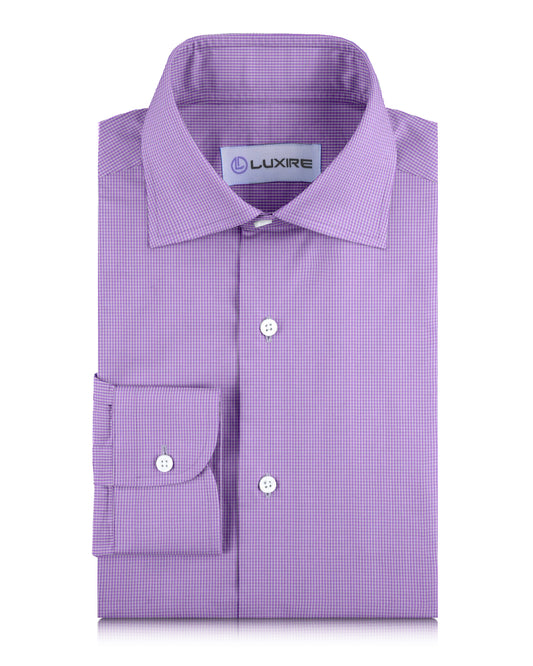 Mauve Micro Gingham