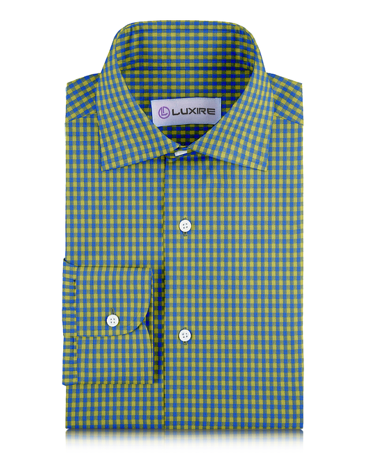 Linen: Yellow Blue Gingham