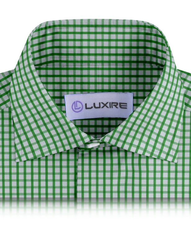 Monti Green Shepherd Checks Twill - 2