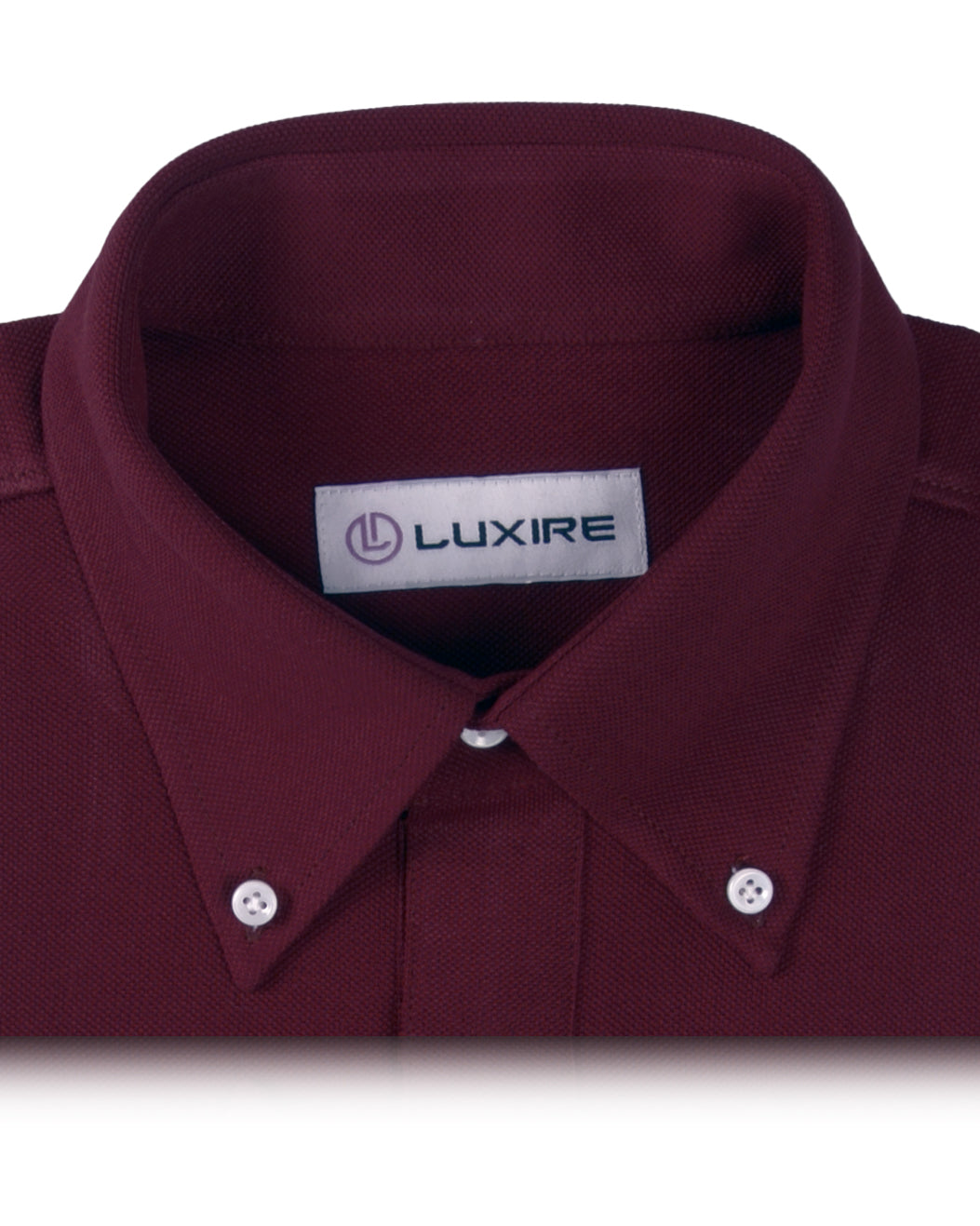 Plain Maroon Polo T-Shirt - 2